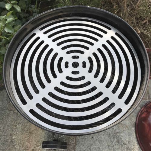 Grille Ronde Pour Barbecue En Acier Inoxydable - Diamètre 40 Cm - Maille Uniforme Pour Cuisson Parfaite Au Grill